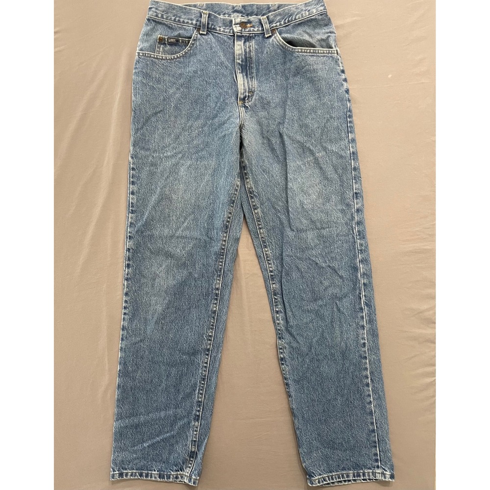 Lee Regular Fit‎ Straight Leg Jeans Mens 34x32 Medium Wash Blue Denim 2055544